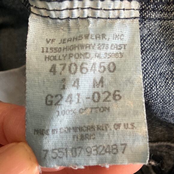 Lee Vintage Size Maxi Jean Denim Skirt Dark Wash - Picture 6 of 12